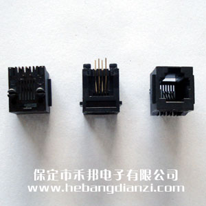 RJ11座 4P立式