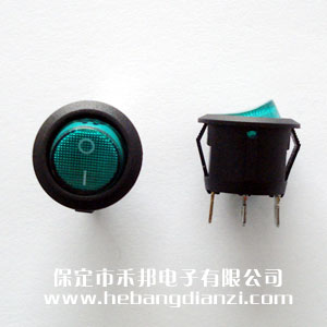 圓形KCD1-105 綠 帶燈