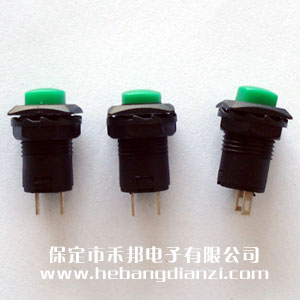 穿透式按鈕225-無鎖 綠色