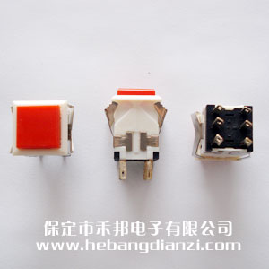 方形開關WPT-23 紅