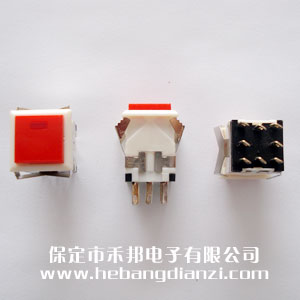 方形開關WPT-22 紅