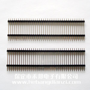 雙塑2.54單排針 長30mm