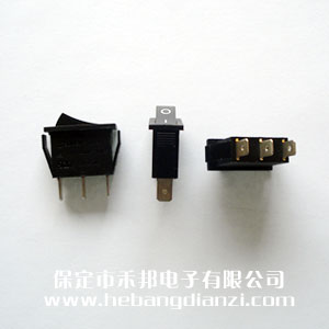 優(yōu)質(zhì) KCD3-102船型開關 黑色