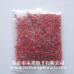 VE管型端子 E0508 內(nèi)孔徑1.0 紅色