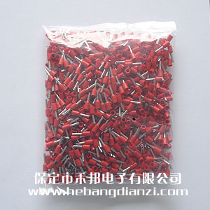 VE管型端子 E1508 內(nèi)孔徑1.7 紅色