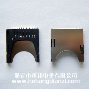 SD卡座彈出式 外焊