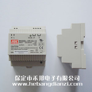 導軌式電源DR-60-12 (12V-4.5A)