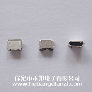 Micro USB座 全貼焊式
