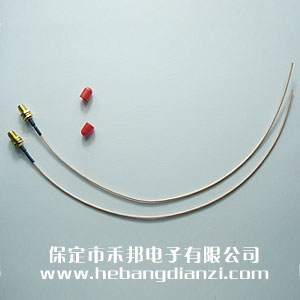 SMA單頭同軸連接線 銀棕色